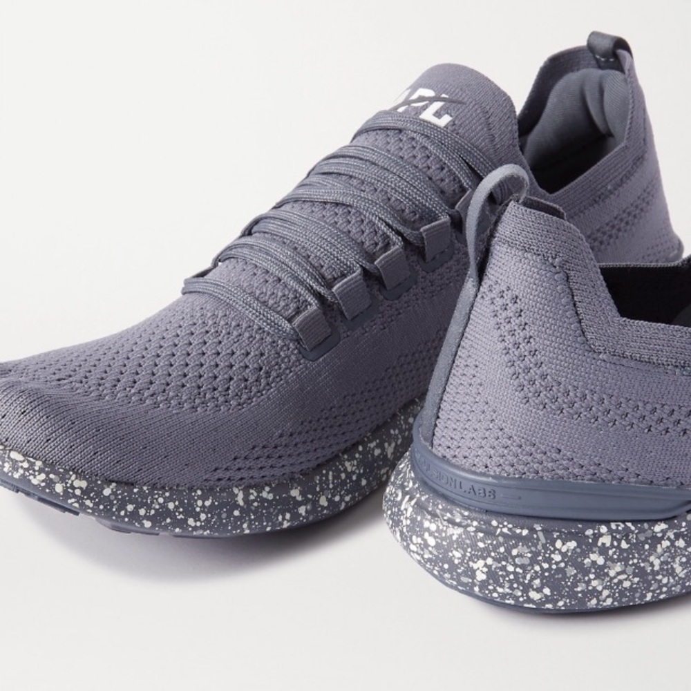 Pair of APL Techloom Breeze Sneaker Battleship Gray 6 NIB.